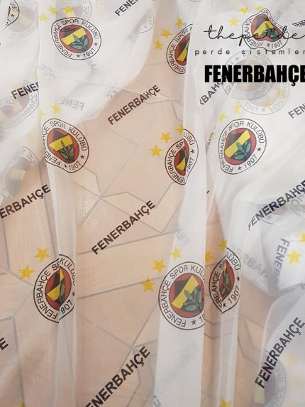 Taç Fenerbahçe Tül Perde Lisanslı Taraftar