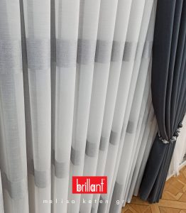outlet melisa açık gri keten tül perde modern minimalist