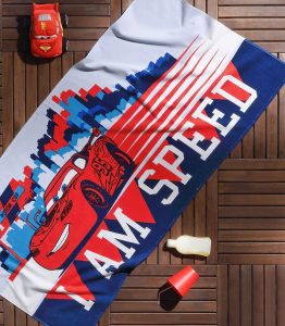 Taç Disney Cars Speed Lisanslı 75x150 Plaj Havlusu