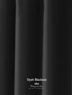 Oldhouse Eko Siyah Blackout Karartma Güneşlik Fon Perde