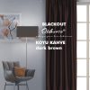 Oldhouse Koyu Kahve Blackout Karartma Güneşlik Fon Perde