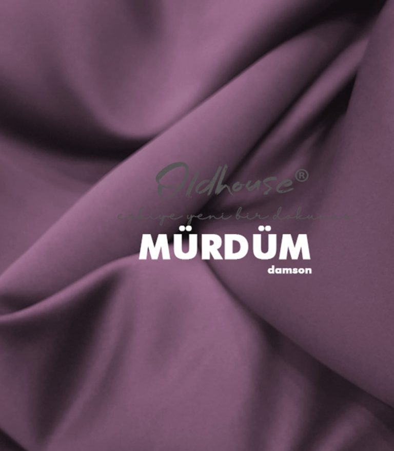 Oldhouse Mürdüm Blackout Karartma Güneşlik Fon Perde