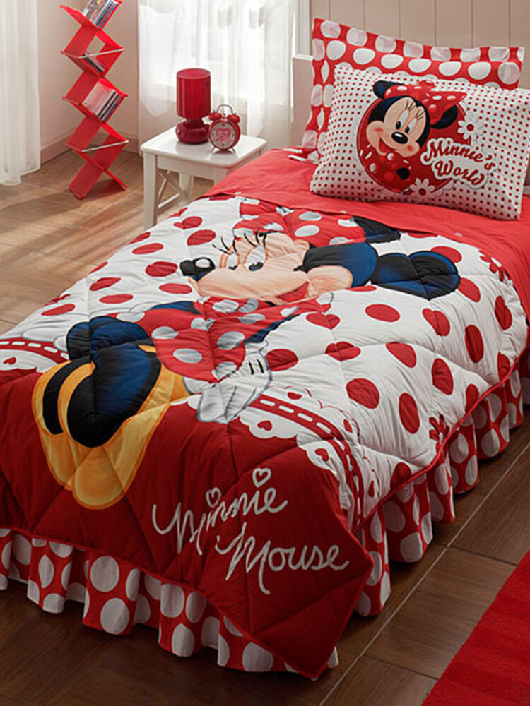 Taç Disney Minnie Mouse Lisanslı Tek Kişilik Uyku Seti