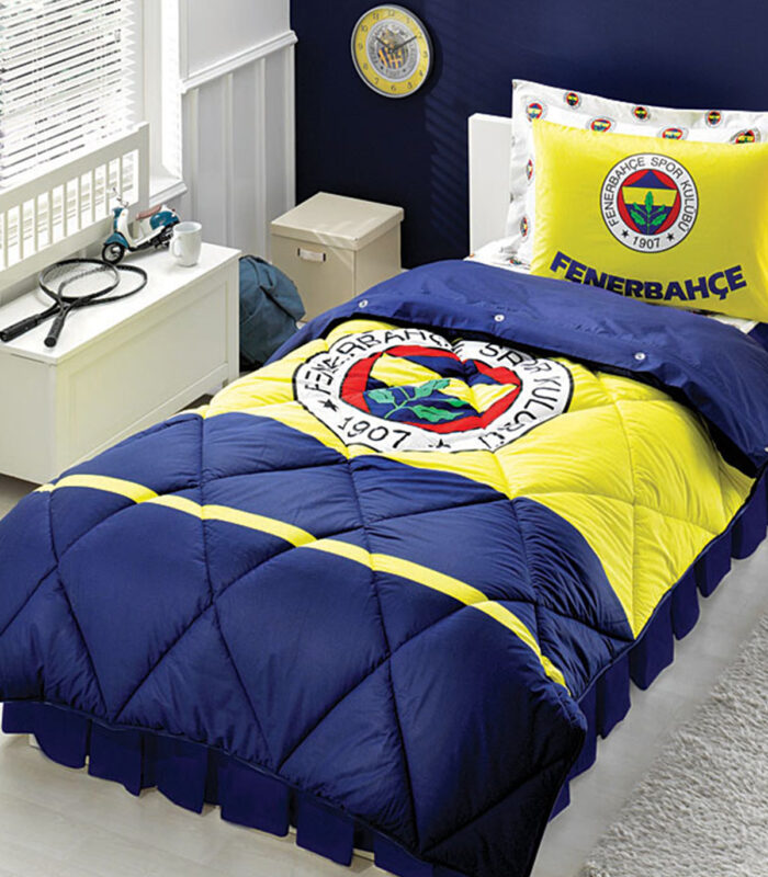 Taç Fenerbahçe Klasik Logo Lisanslı Tek Kişilik Uyku Seti