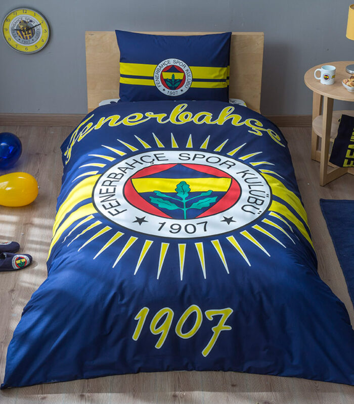 Taç Fenerbahçe Parlayan Güneş Lisanslı Tek Kişilik Nevresim Takımı