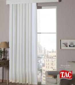 Taç Saten Güneşlik Perde (Krem)