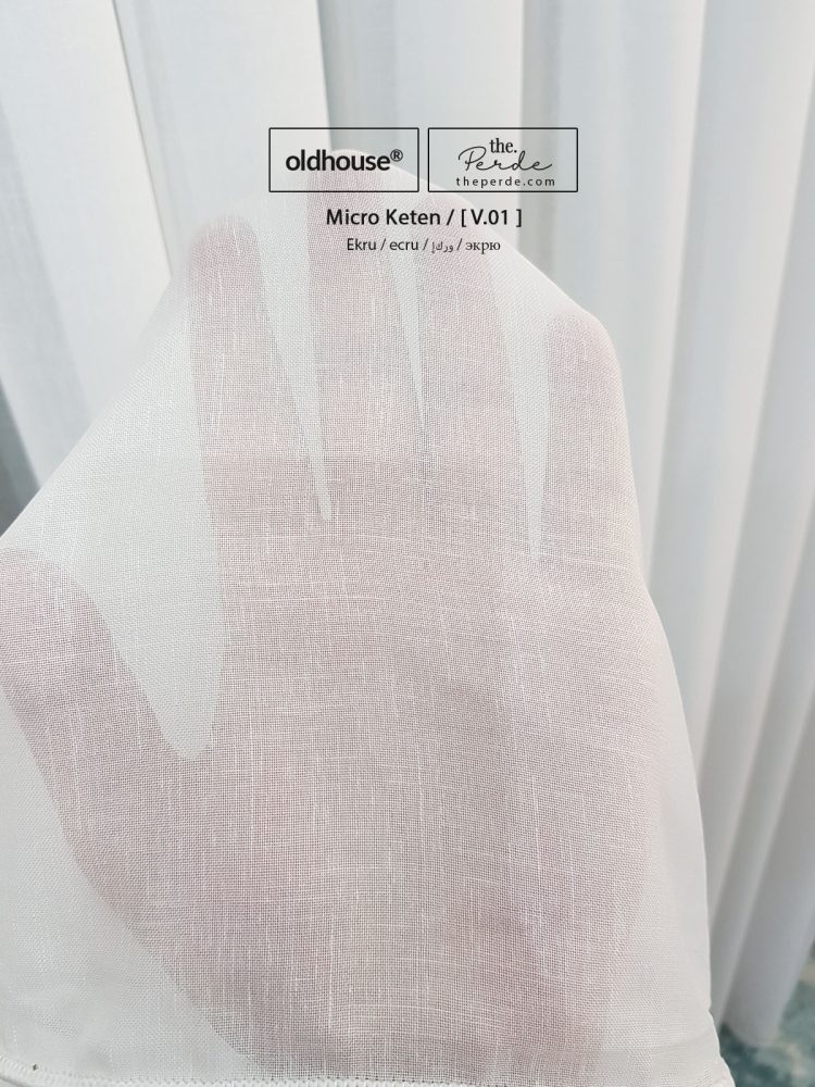 Oldhouse Mikro Keten Tül Perde