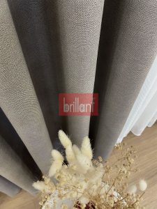 Brillant Vizon Hasır Keten Blackout Karartma Güneşlik Fon Perde D813197.803