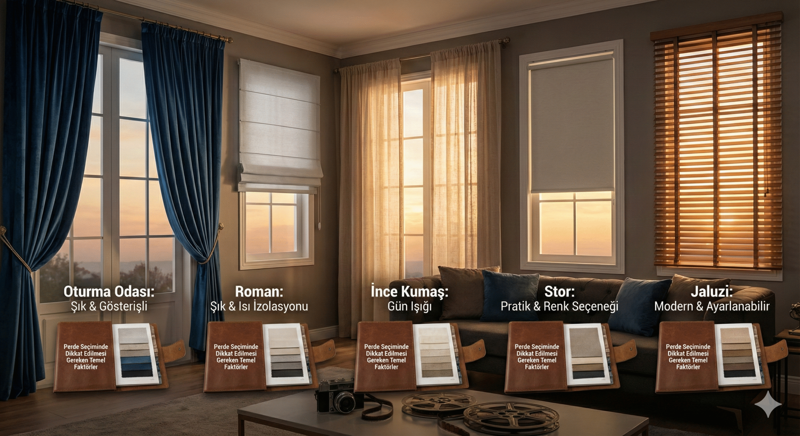 Perde Seçerken Dikkat Edilmesi Gerekenler ve En Popüler Modeller